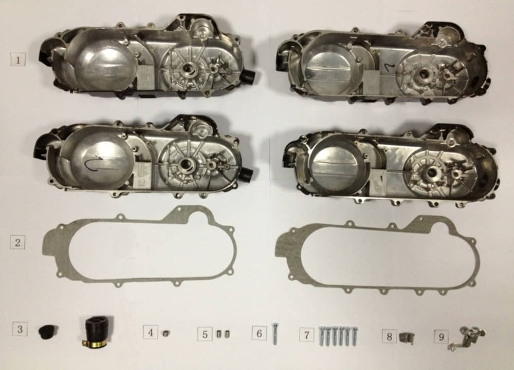 Halter Gasszug Motorgehäusedeckel links 11381-SQ5A-9000