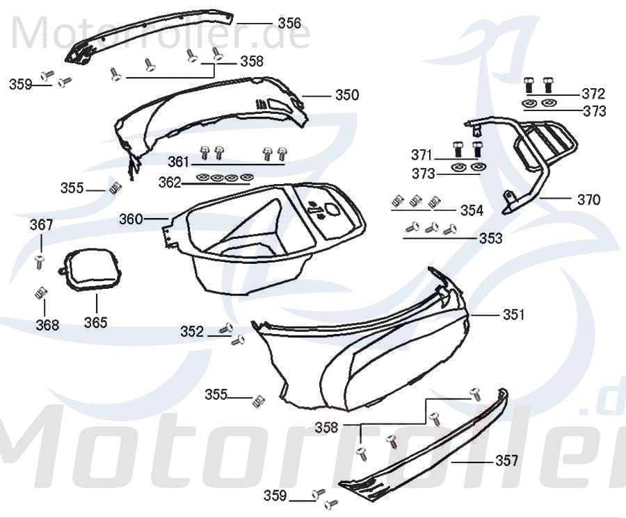 Znen Vergaserabdeckung Wartungsdeckel 81257-ALA6-9000 Motorroller.de Inspektionsdeckel Scooter Roller Service