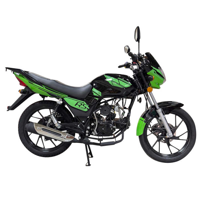 Motorrad Fighter 50 Sprint-S grün 45 km/h Euro 5 Schaltmoped Mokick 50ccm 4 Takt Kleinkraftrad Krad