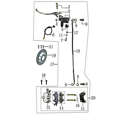 Bremsscheibe Scheiben-Bremse Scheibenbremse 1090107-1