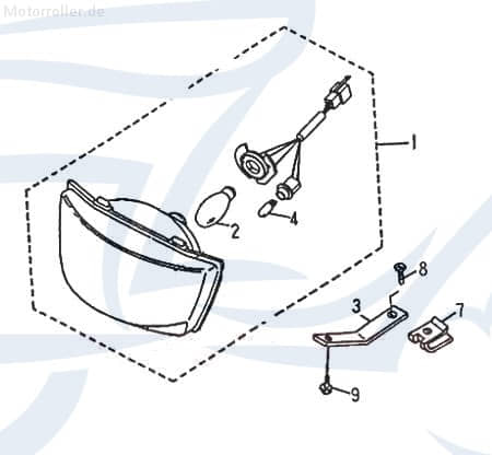 SMC Quad 170 Scheinwerferbirne ATV 170ccm 4Takt 1101 H4 12V Motorroller.de 12V 15W Leuchte Glühbirne Leuchtmittel Halogen-Birne Scheinwerfer-Lampe UTV