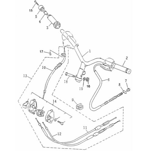 Lenker 74705 für Rex Quad-150-150Ccm-4Takt
