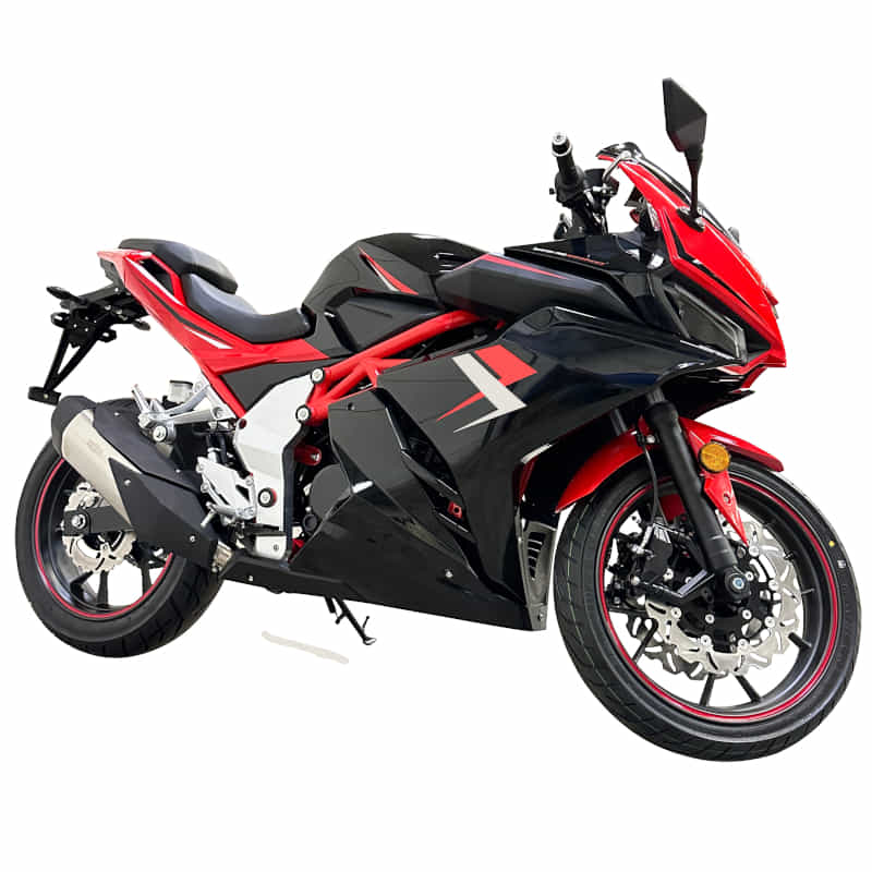 Motorrad Fighter 125 BL-S rot 95 km/h Euro 5+ Schaltmoped 125ccm 4 Takt Leichtkraftrad Krad Kraftrad