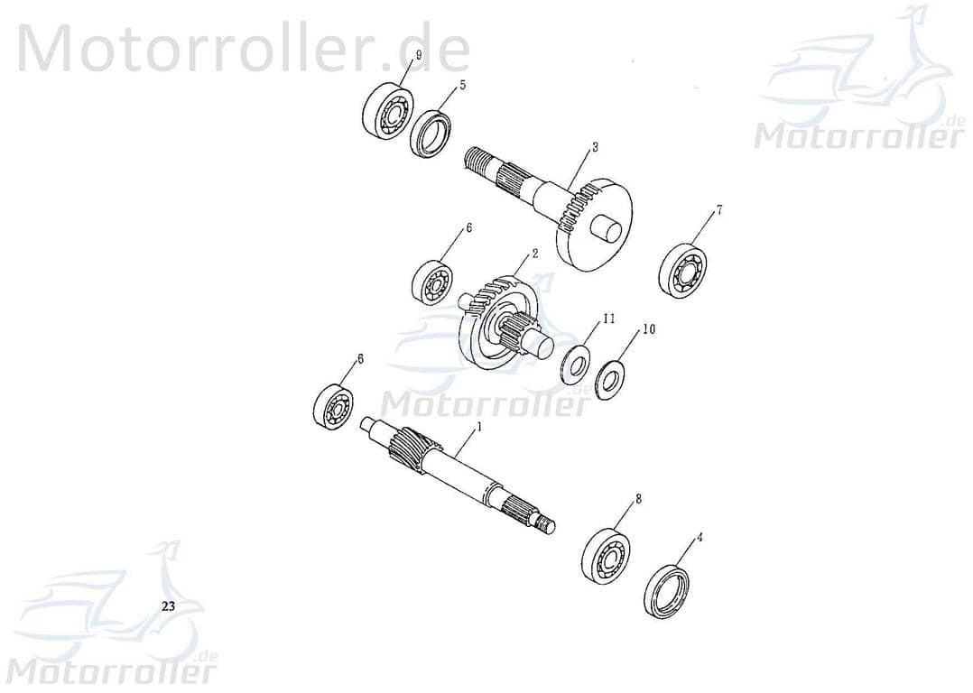SIMMERRING 17X28X5.5 von Motorroller.de 79603