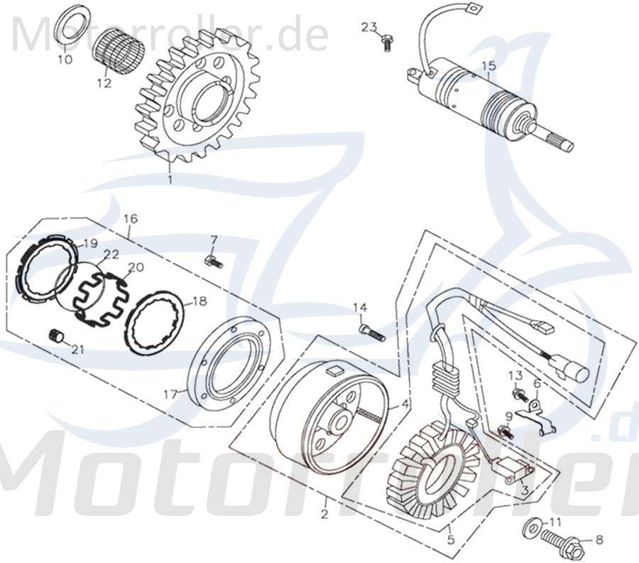 Anlasserfreilauf komplett 28410-169-001