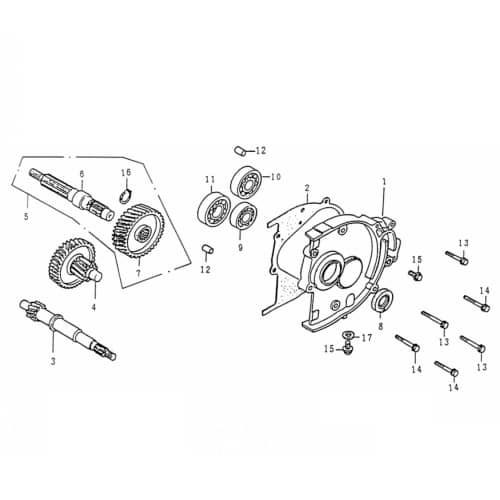 SMC Quad 170 Simmerring Simmering 125ccm 4Takt 93110-20326 Motorroller.de Wellendichtring Abdichtring Dichtringe Radialdichtring Öldichtring 152QMI