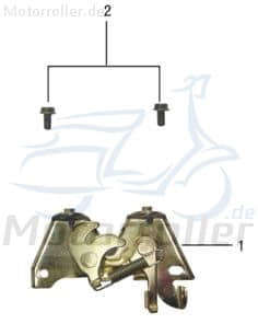 Eppella Eppella Scoody 20 Sitzbankschloss 50ccm elektro ZW-R-01 Motorroller.de Sitzschloss Sitzbank-Schloss Sitzbank-Verriegelung Sitzbankverschluss