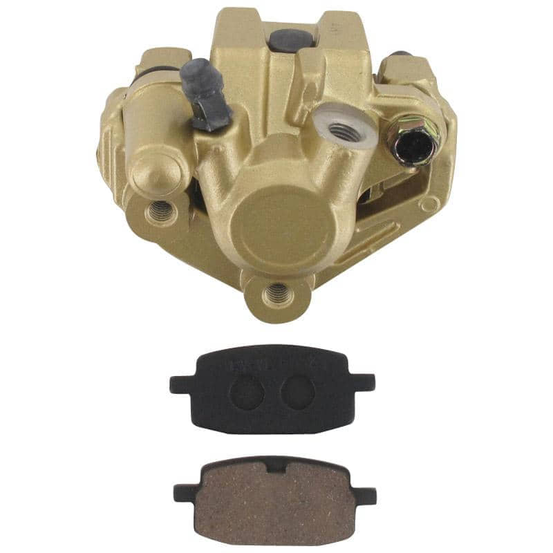 Bremssattel 1 Kolben gold Adly JET 50 Bremszange 50ccm 2Takt Motorroller.de Brems-Zange Brems-Sattel Bremshalterung Bremsblock Brems-Block 50ccm-2Takt