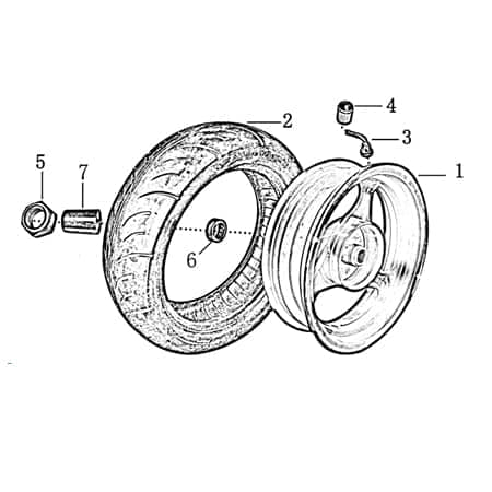 Buchse 17x25x40mm verzinkt Jonway Distanzhülse 2100305-1 Motorroller.de Lagerbuchse Distanz-Hülse Distanzbuchse Passhülse Passbuchse Abstandshülse