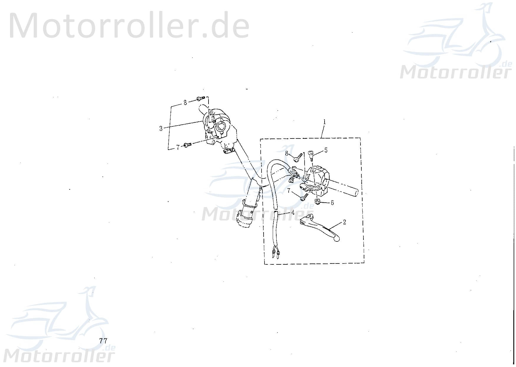 Bremslichtschalter links (Trommelbremse) 73451