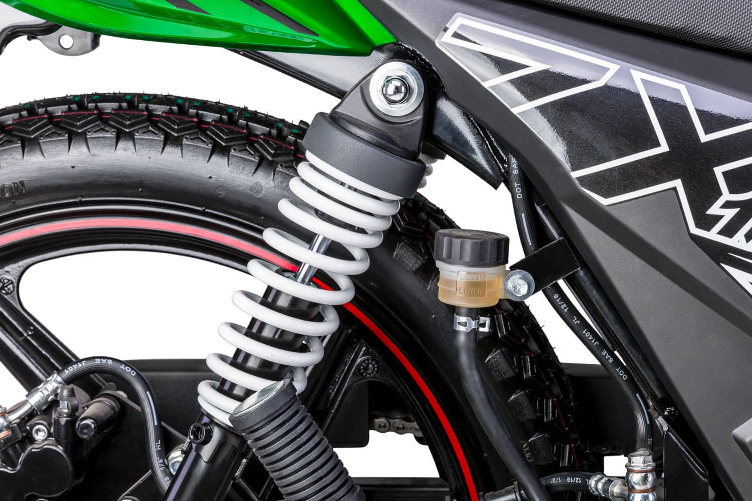 Motorrad Fighter 125 ZXT-RS rot 90 km/h Euro 5 Schaltmoped 125ccm 4 Takt Leichtkraftrad Krad Kraftrad 125er