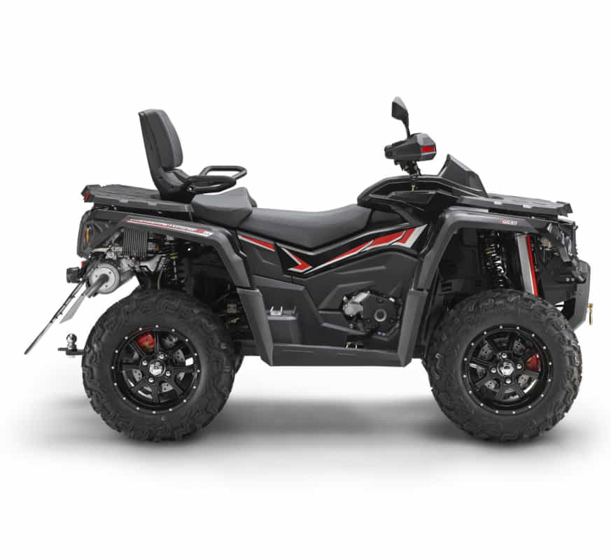 Quad Fighter PC 800 weiß LOF Euro 5 ATV Straßenzulassung V-Twin V2 Motor