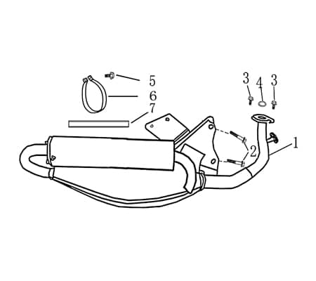 Rex Drive Sport 50 Schelle Klemme Roller 50ccm 4Takt 701915 Motorroller.de Schlauchklemme Spannring clip Klemmschelle Schlauchbinder Klemm-Schelle