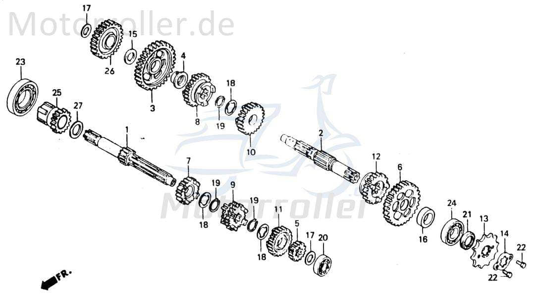 Chunlan Chopper Halteplatte 125ccm 4Takt ABB-P20-NO.-14 Motorroller.de Sicherungsblech Stahlplatte Halter Montageschiene Fixierung Halterung 244FM