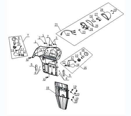 CPI Oliver 50 City Blinker links hinten 50ccm 2Takt 730556 Motorroller.de Signalleuchte Blinklicht Blinkleuchte Fahrtrichtungsanzeiger Blinkleuchten