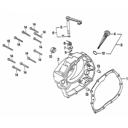 Sechskantschraube Rex Chopper 125 Befestigung 125ccm 4Takt Motorroller.de Halter Halterung Flachkopfschraube Sechskant-Schraube Bundschraube Motorrad