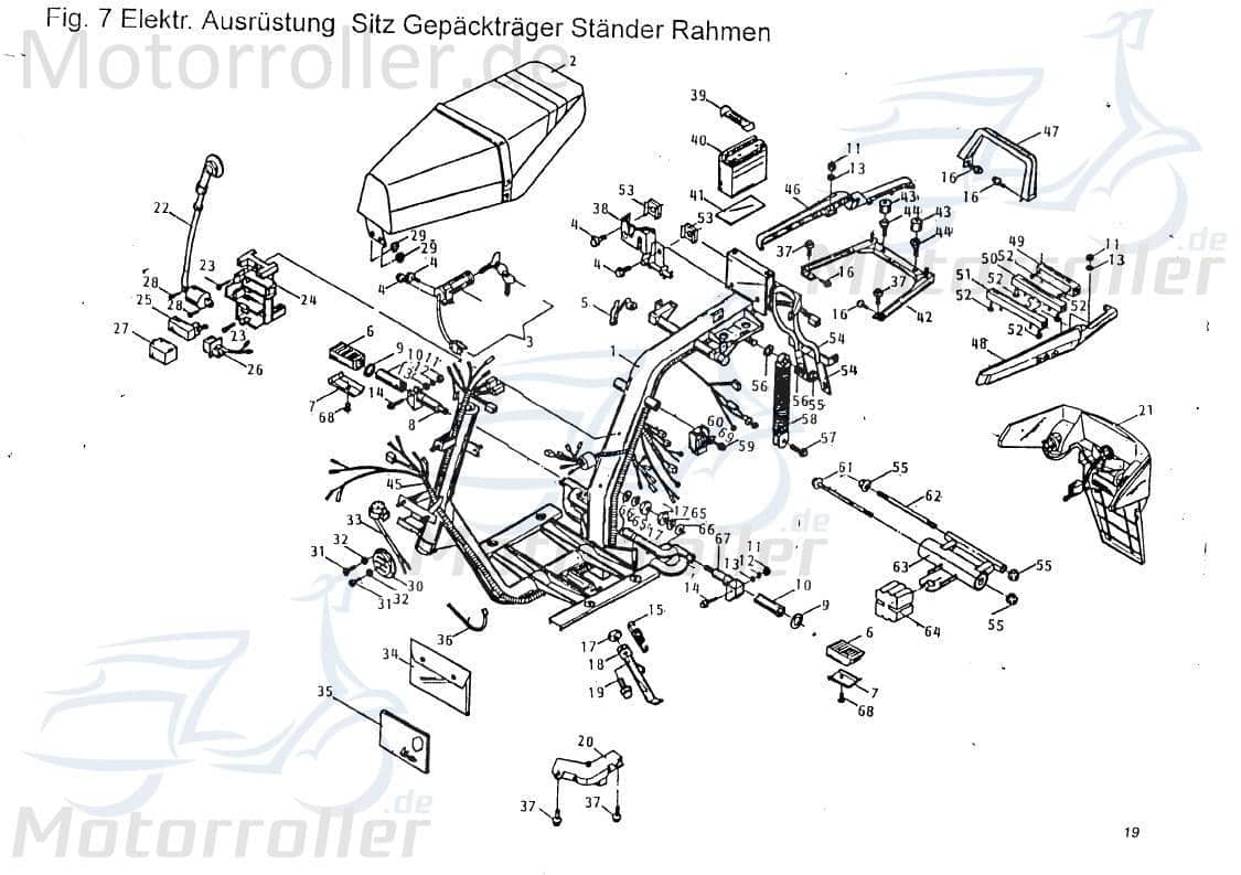PGO Rücklichtglas Star 50 Rücklichtkappe Roller 50ccm 2Takt Motorroller.de Rücklicht-Glas Rücklicht-Abdeckung Rücklichtabdeckung Rücklichtdeckel