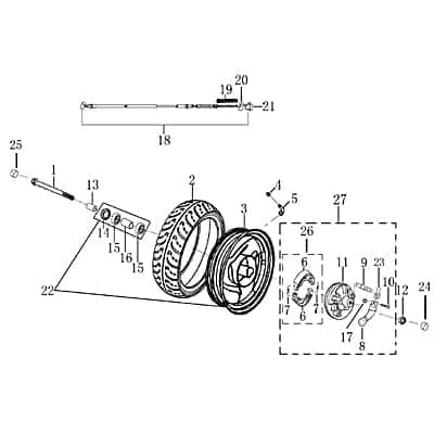 Buchse 10x18mm Rex RS460 Hülse Distanzhülse 50ccm 4Takt Motorroller.de Lagerbuchse Distanz-Hülse Distanzbuchse Passhülse Passbuchse Abstandshülse