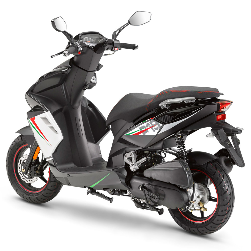 Motorroller Firejet P19-50 Sport schwarz 45 km/h Euro 5 Mokick Roller Scooter