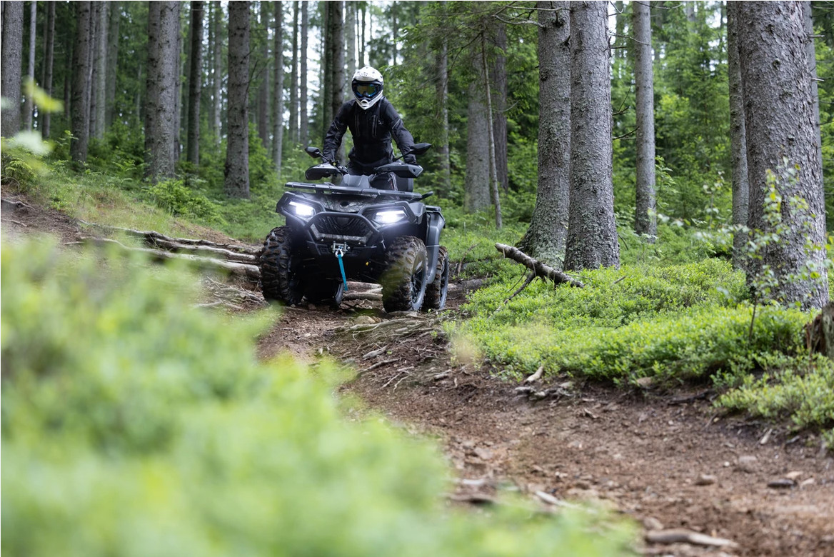 Quad Fighter 625 CF ABS twilight blue ATV Allradantrieb Off-Road 4x4 90km/h mit Seilwinde und Anhängerkupplung