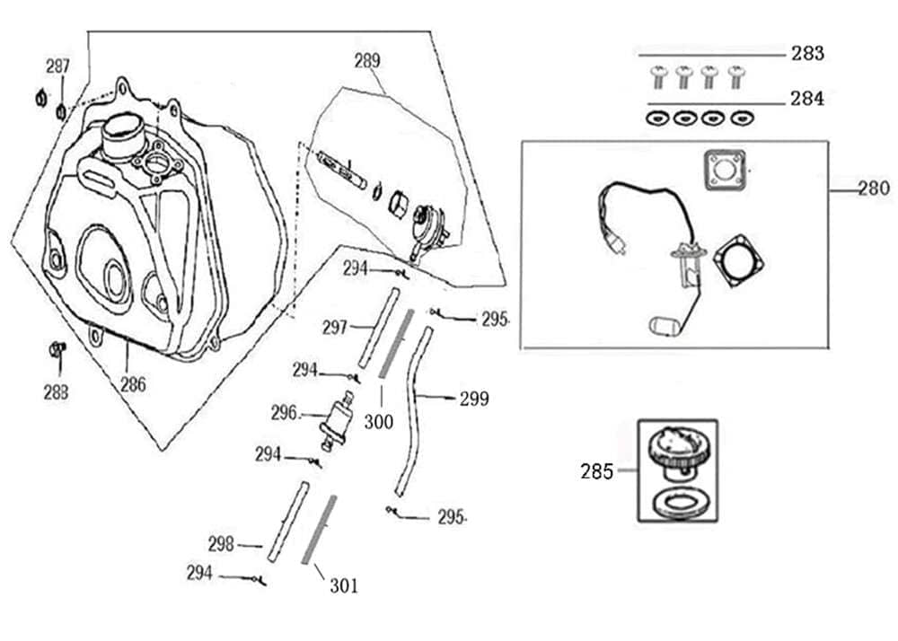 Benzinfilter Kraftstofffilter Znen Euro 4 18658-F8-9000