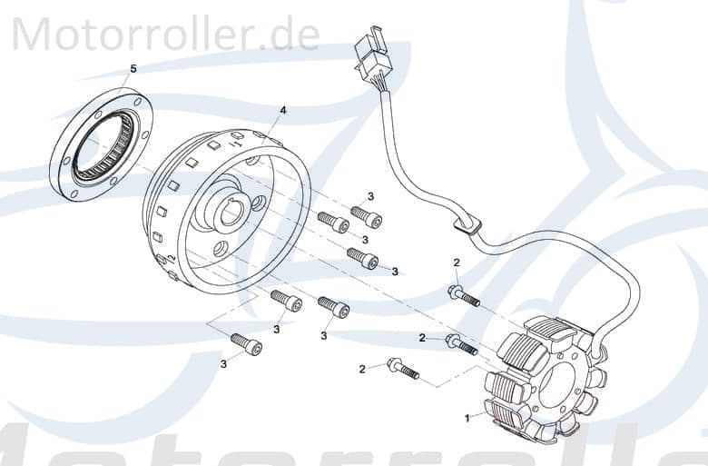 SMC Schraube M6x30mm Generic Zion 125 Scooter B01070603064 Motorroller.de Bundschraube Maschinenschraube Flanschschraube Flansch-Schraube 125ccm-4Takt