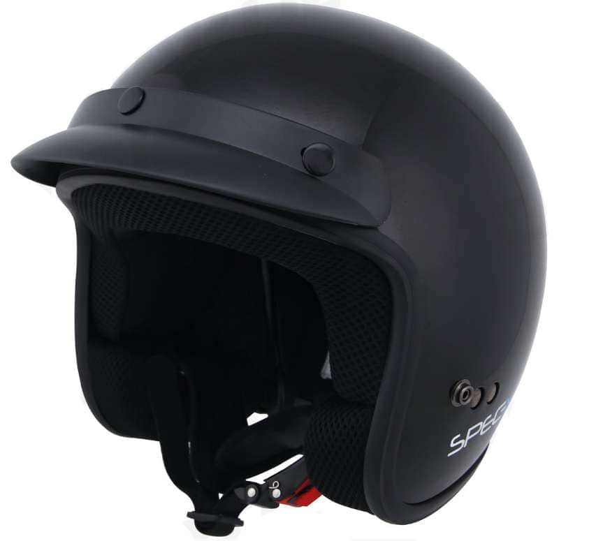 Jethelm SPEC-X SX-20.01 schwarz Größe 61/62/XL Rollerhelm Motorradhelm Schutzhelm Sturzhelm