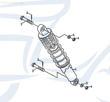 Federbein hinten Federbein-hinten 32210-SK9-02