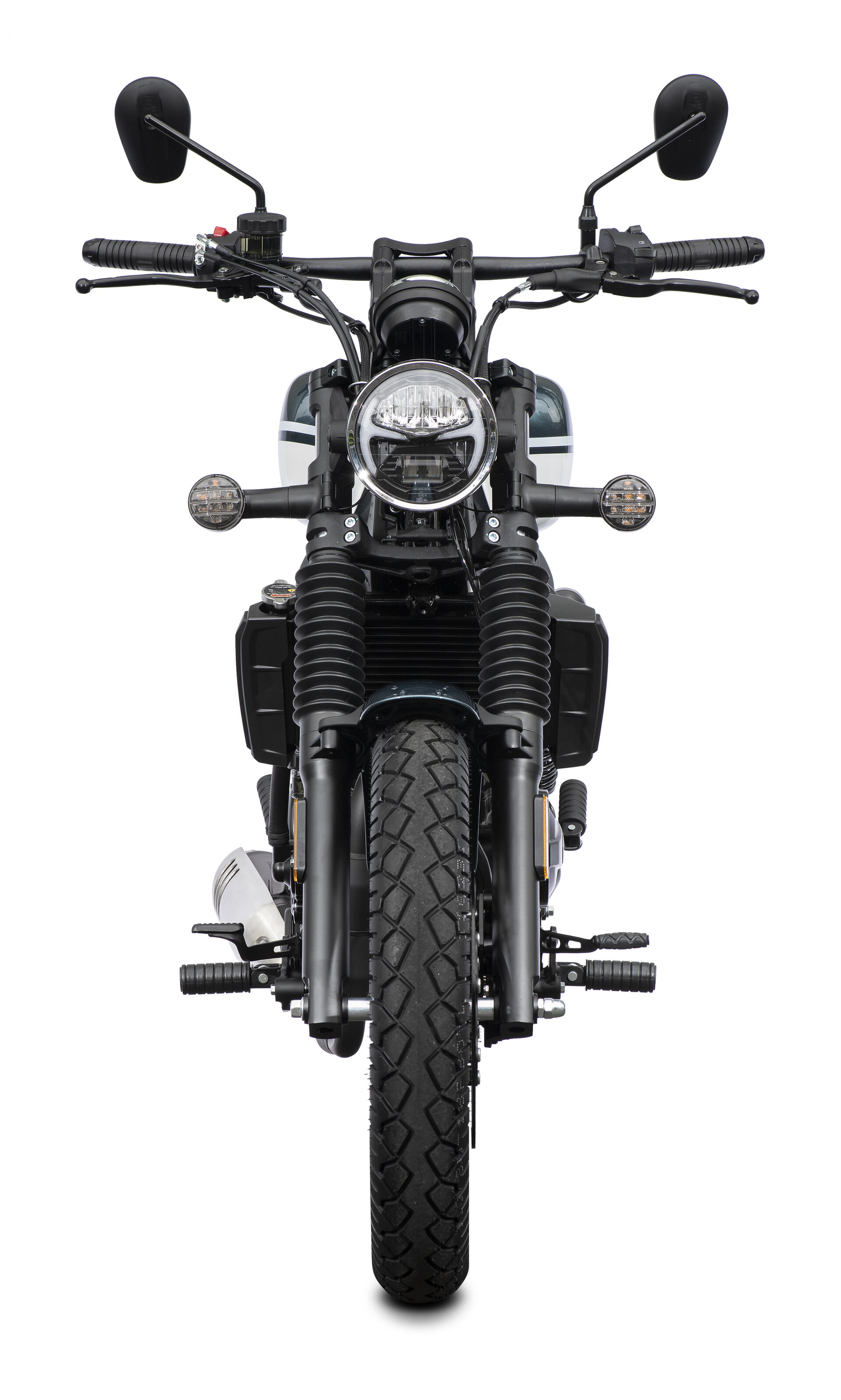 Motorrad Fighter 125 RA-KS blau-weiß 99 km/h Euro 5+ Schaltmoped Mokick Kleinkraftrad