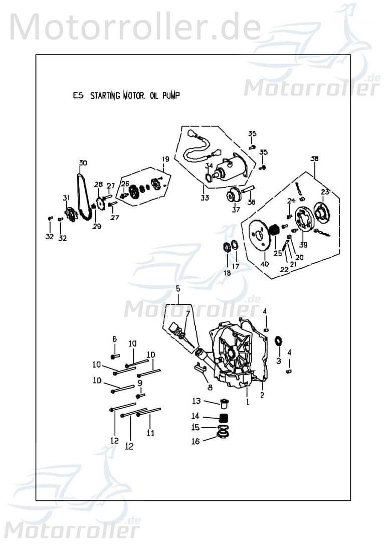 PGO Ölmessstab Ölmeßstab Ölpeilstab 150ccm 4Takt 50ccm 2Takt Motorroller.de Ölstab Öl-Peilstab Öl-Messstab Ölmessung Öl-Stab 125ccm-4Takt Scooter