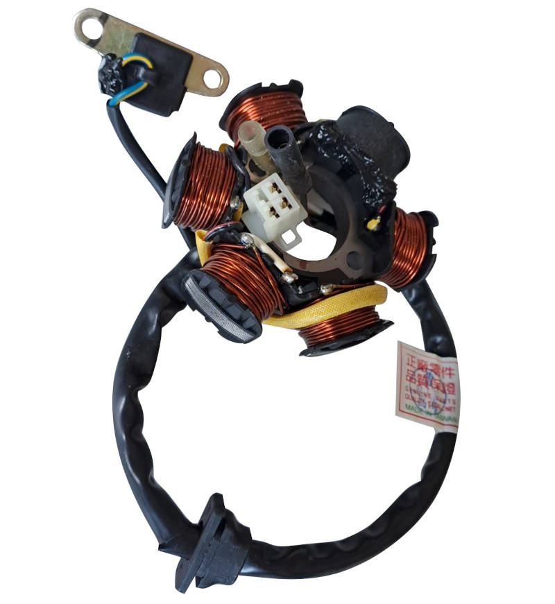 PGO Lichtmaschine AC T-Rex 125 Stator Roller 125ccm 4Takt Motorroller.de Ankerplatte Anker-Platte Stromerzeuger Strom-Generator Licht-Maschine Scooter