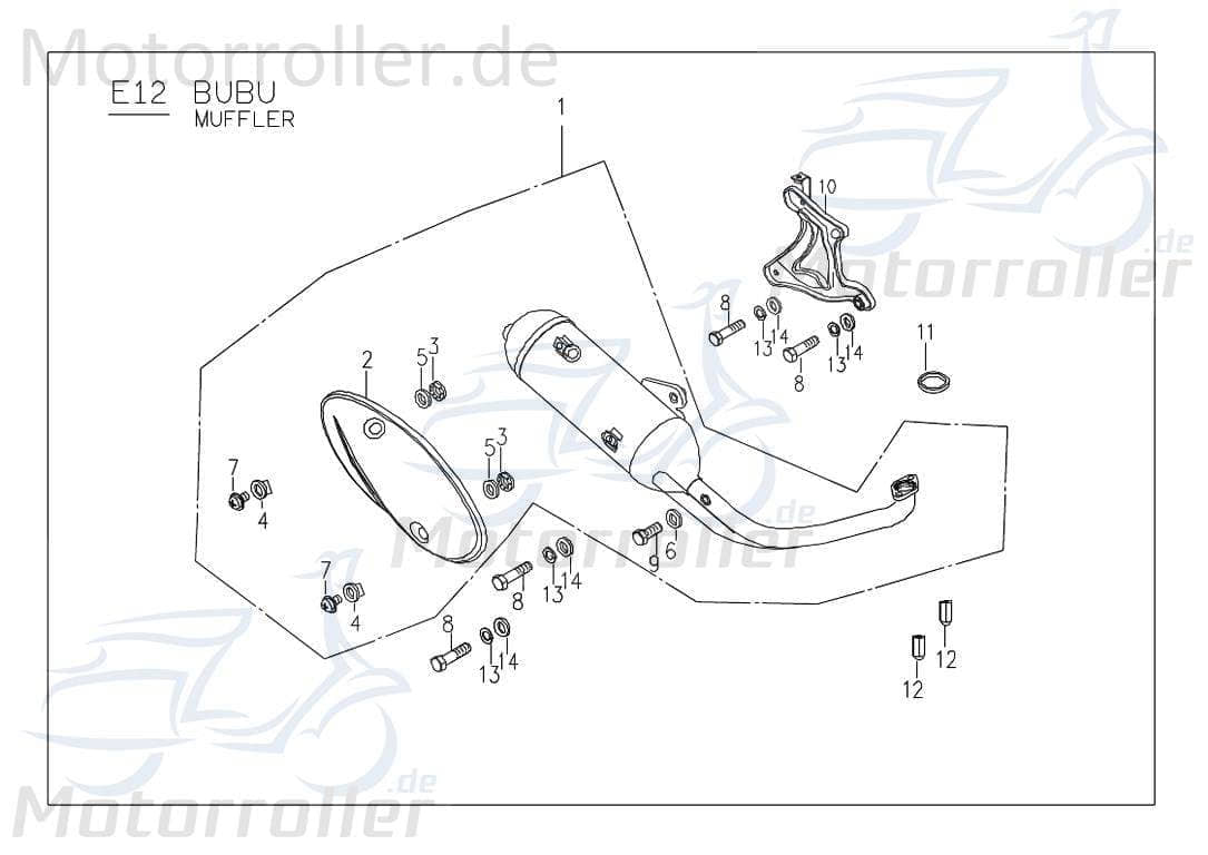 PGO Unterlegscheibe Hitzeschutz 6mm G-Max Distanzscheibe 92140600015 Motorroller.de Distanzhalter U-Scheibe Washer Beilagscheibe Ausgleichsscheibe