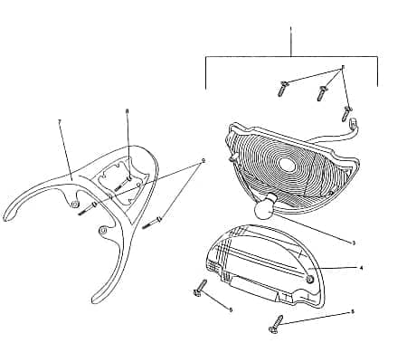 Gepäckträger silber Topcase-Halterung 1020213()