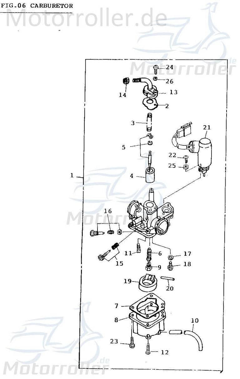 Adly Unterlegscheibe Super Sonic 50 Distanzhalter 50ccm 2Takt Motorroller.de U-Scheibe Washer Beilagscheibe Ausgleichsscheibe Distanz-Scheibe Scooter