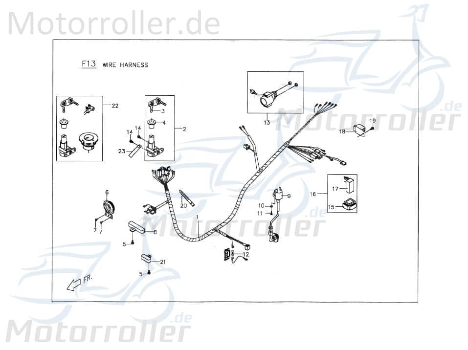 Schlosssatz komplett ohne EEC SYSTEM P25510040001