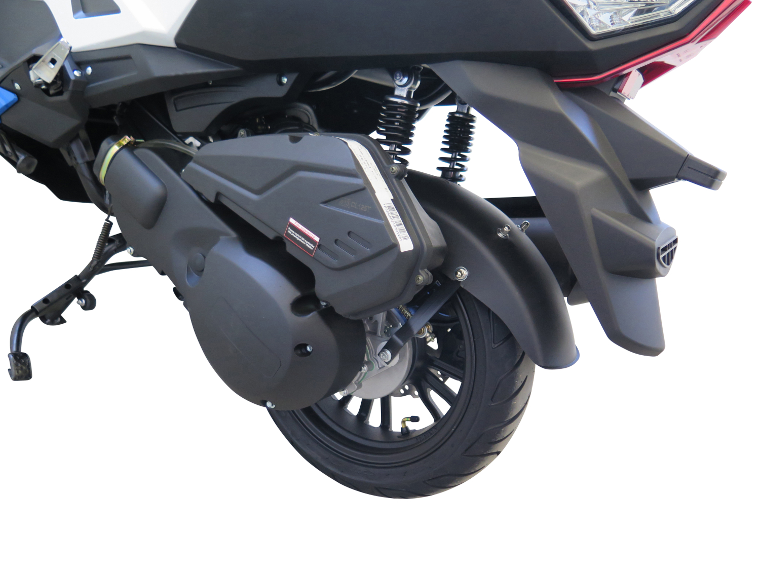 Motorroller Firejet 125 BMAX schwarz-braun Euro 5 Scooter Roller 125 ccm 4 Takt