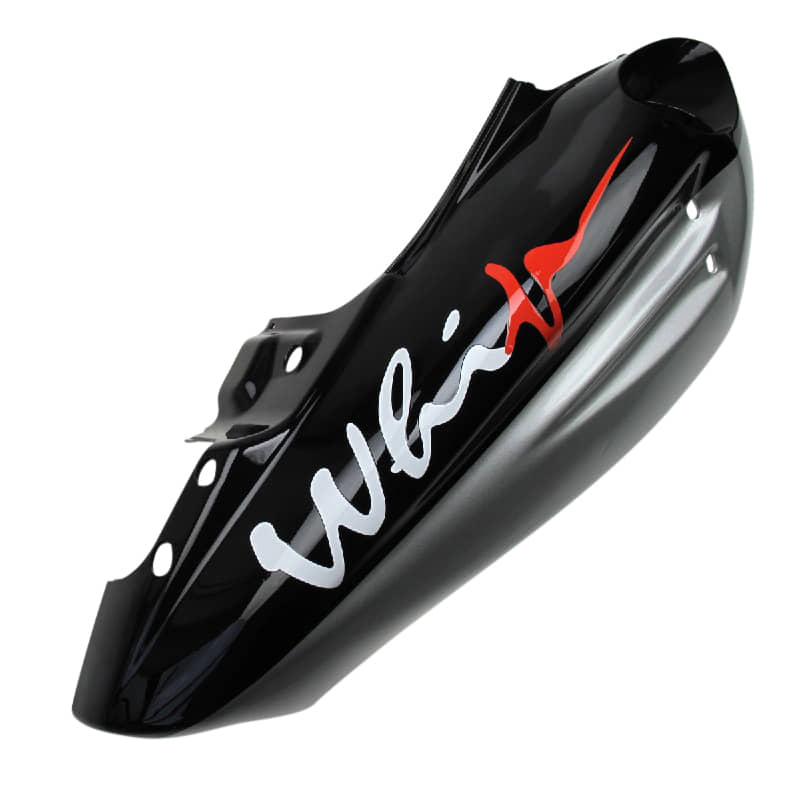 Heckverkleidung rechts schwarz silber Whip 1020310-1-RXW-SSI