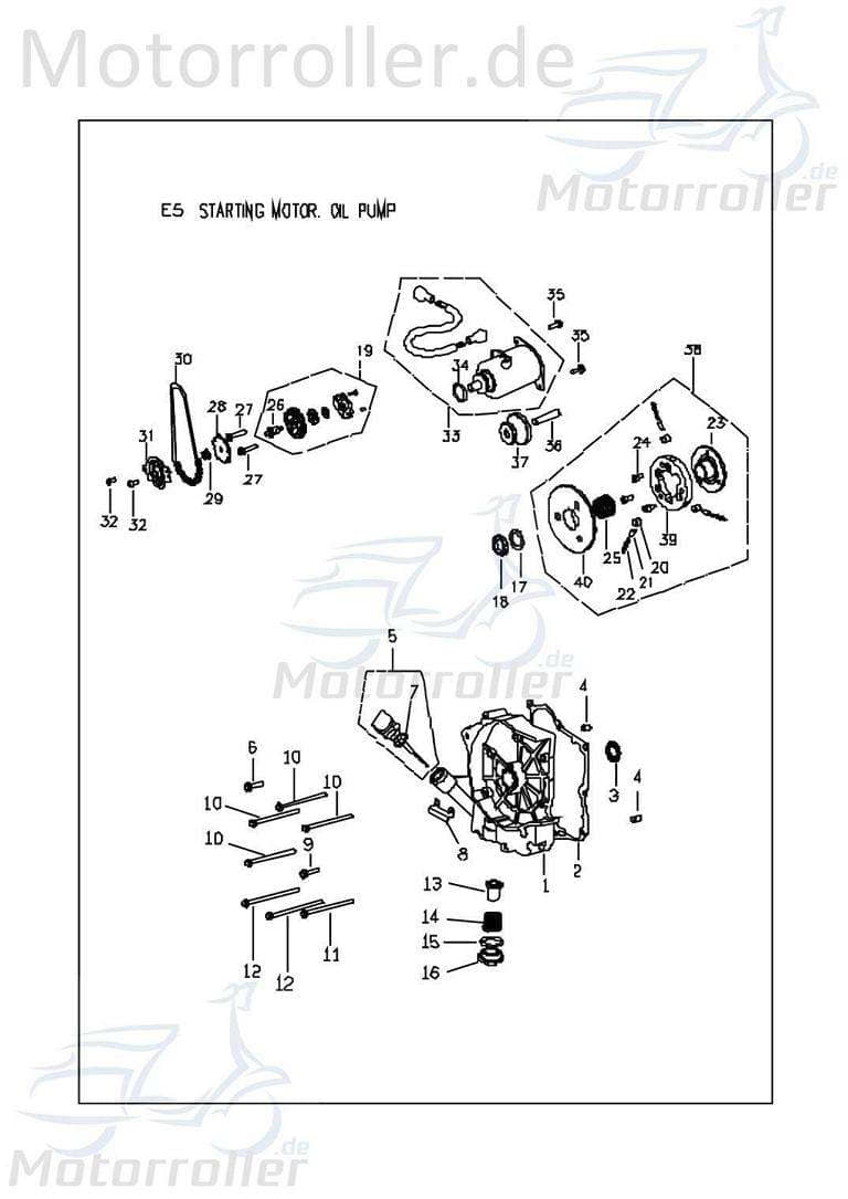 PGO Verschlusskappe Verschlussschraube 150ccm 50ccm 2Takt Motorroller.de Öleinfüllung 4Takt Verschlussdeckel Verschlußkappe Verschlussabdeckung