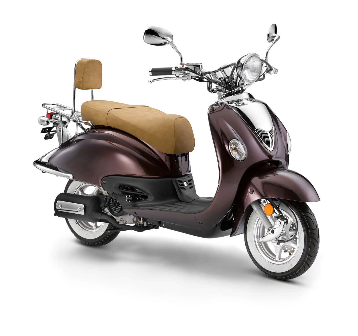 Motorroller GMX 470 Retro Classic CC-50 45 km/h coffee braun Euro 5