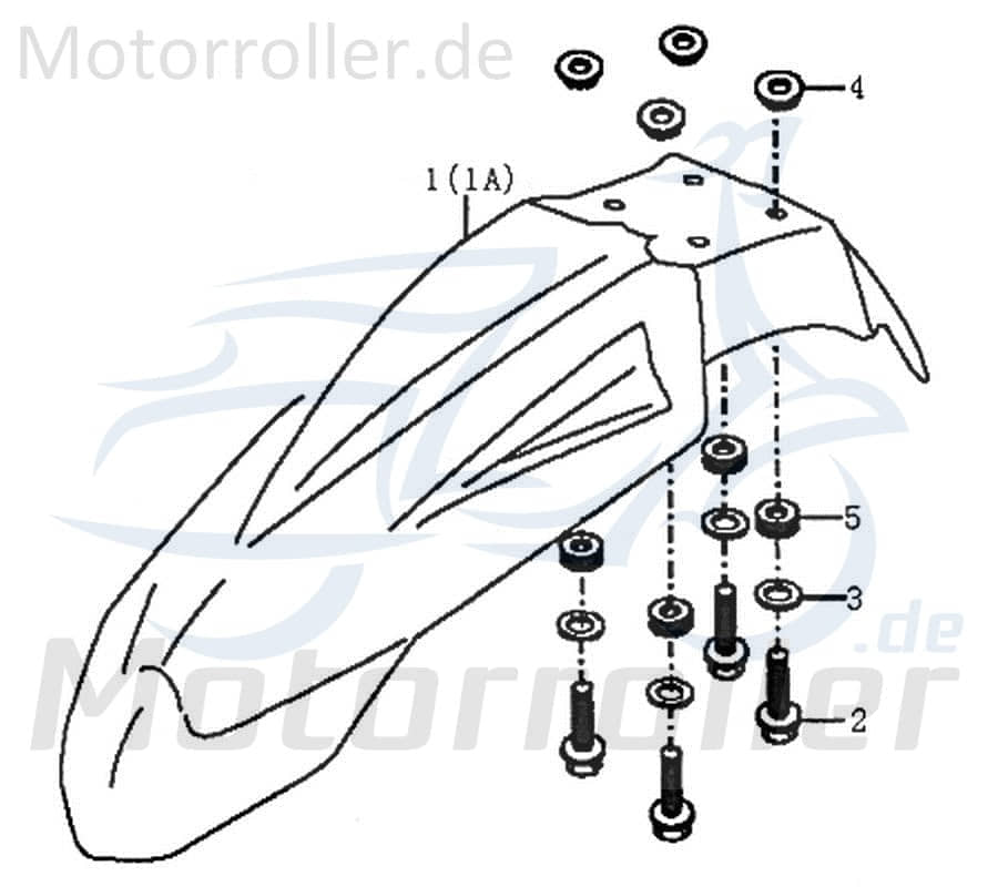 Dekor Radabdeckung vorn JR weiß 90672