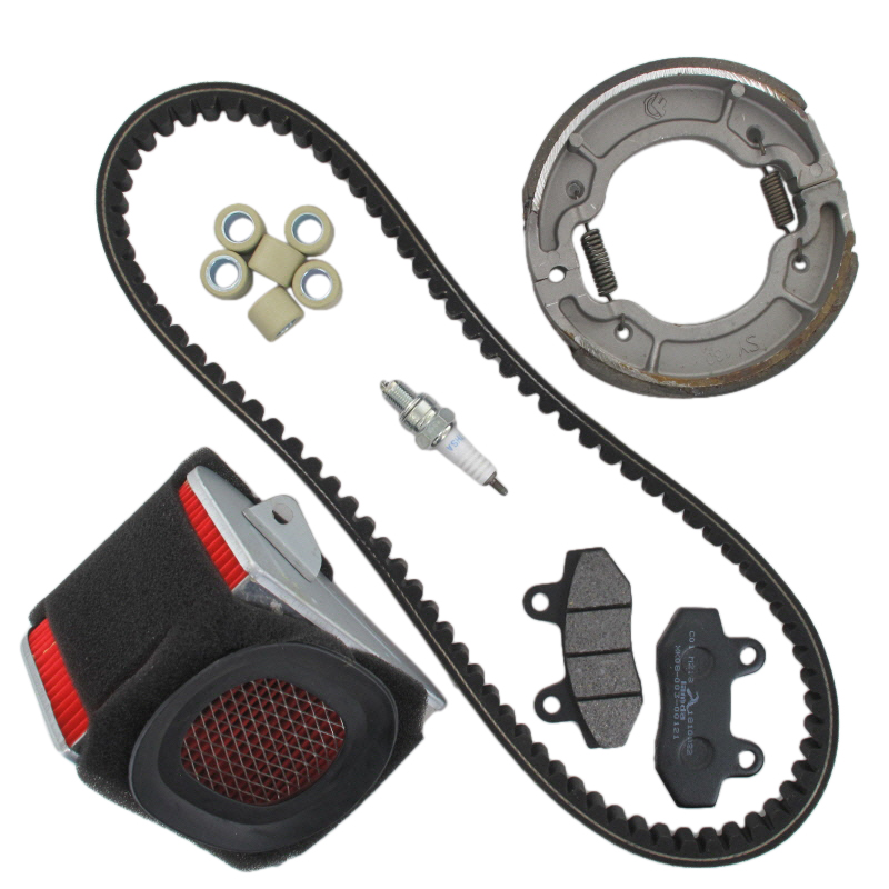 Rex RS1000 Inspektion Set 125/150ccm 125ccm 4Takt 8007226 Motorroller.de 12 Zoll Keilriemen 835x20x30mm Wartung Satz Service Kit Scooter Ersatzteil