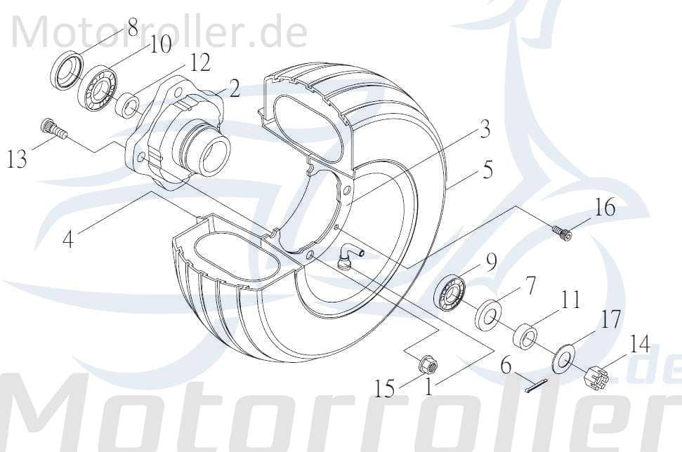 Kreidler F-Kart 170 Kugellager Wälzlager 170ccm 4Takt 90118 Motorroller.de Rillenkugellager Nadellager Rollenlager Kugel-Lager Wellenlager Radiallager
