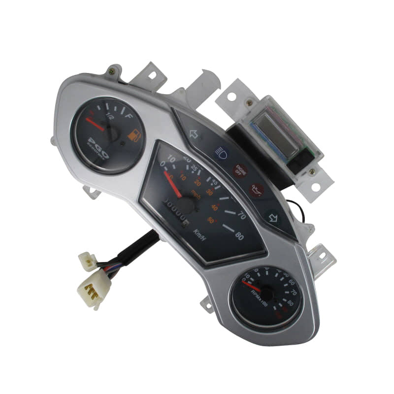 PGO Tachometer PGO T-Rex 50 Geschwindigkeitsmesser Roller 50ccm C156A0020003 Motorroller.de Geschwindigkeitsanzeige Speedometer kmh-Anzeige Tachoeinhe