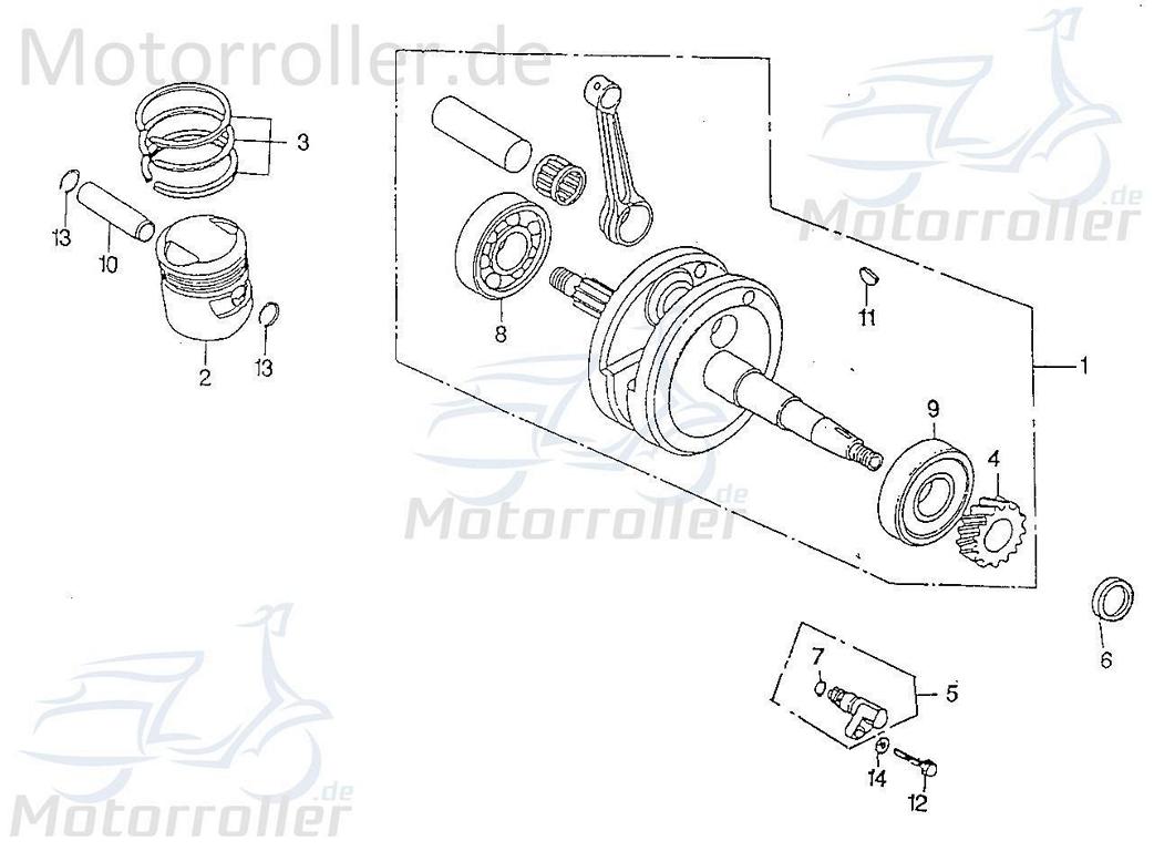 SMC Quad 170 Simmering 34x50x7mm ATV 170ccm 4Takt 93110-34507 Motorroller.de Wellendichtring Abdichtring Dichtringe Radialdichtring Öldichtring UTV