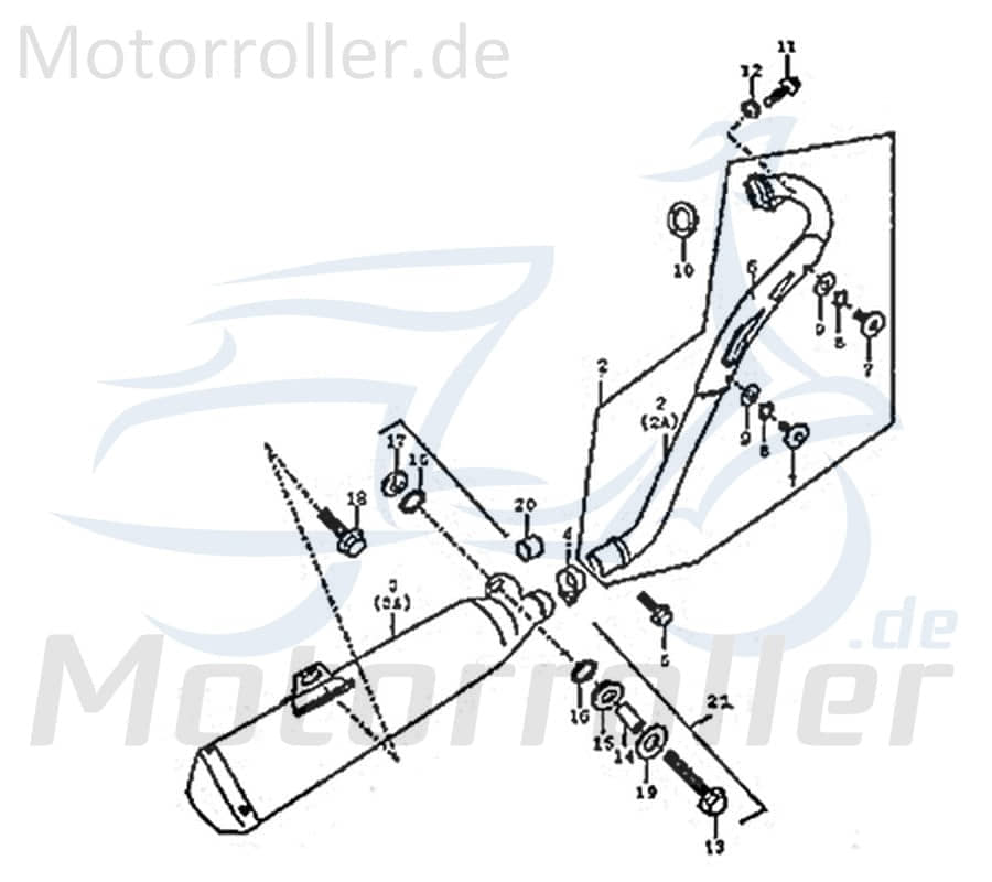 Bundschraube Rex Supermoto 125 DD Motorrad 125ccm 4Takt Motorroller.de Maschinenschraube Flanschschraube Flansch-Schraube Maschinen-Schraube Moped