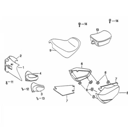 Rex Chopper 125 Gummihalter 125ccm 4Takt 51176-CHP-00 Motorroller.de Haltegummi Gummiträger 125ccm-4Takt Motorrad Cruiser 125 Moped Ersatzteil Service