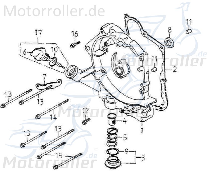 Adly Bundschraube M6x40mm mit Bund verzinkt 125ccm 4Takt Motorroller.de Maschinenschraube Flanschschraube Flansch-Schraube Maschinen-Schraube Buggy