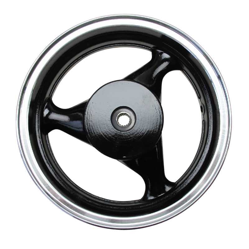 Jonway Milano 50 Alufelge hinten Roller 50ccm 2Takt 706748 Motorroller.de 12x3.5 Zoll Aluminiumfelge Alurad Hinterrad 1E40QMB Scooter Stratos Chicago