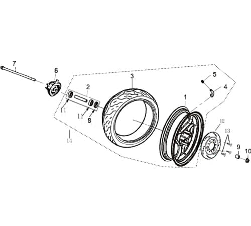Rex Stratos Montana 50 Bremsscheibe 50ccm 4Takt 706789 Motorroller.de Scheibenbremse Vorderbremse Scheiben-Bremse Bremsplatte Brems-Scheibe Scooter