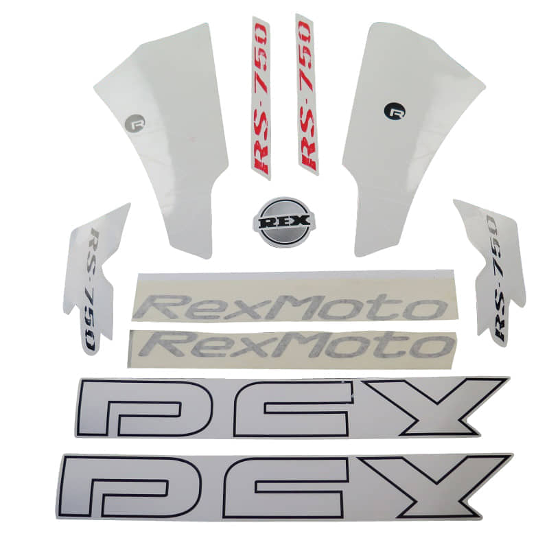 Dekorsatz REX RS750 (FZG = rot/schwarz) 700935